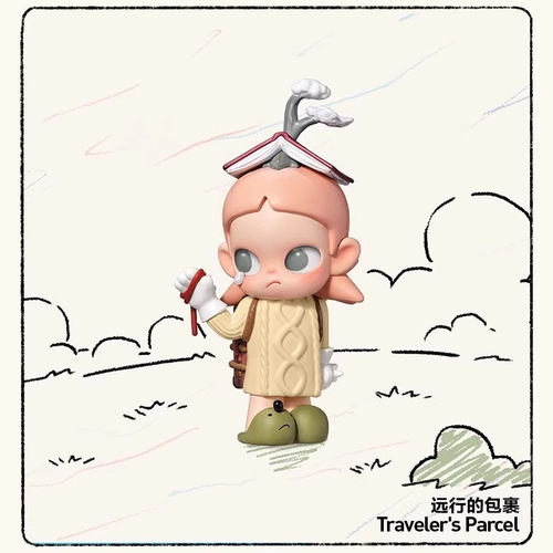 【Genuine】POPMART泡泡玛特zsiga6沿线走的人手办盲盒潮玩摆件 - 图0