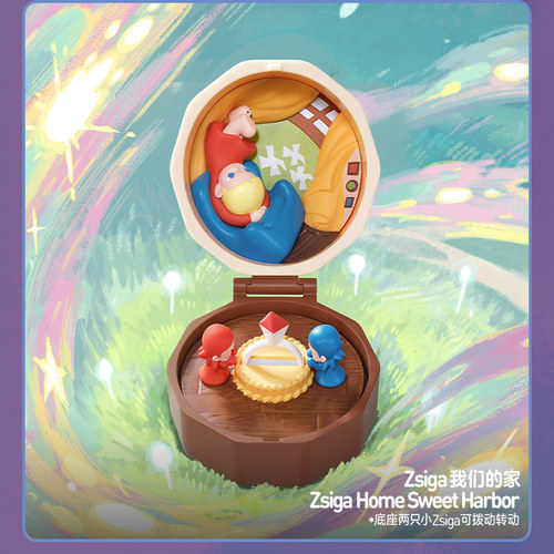 【Genuine】POPMART浪漫指尖4场景手办戒指盲盒情人节七夕礼物 - 图3