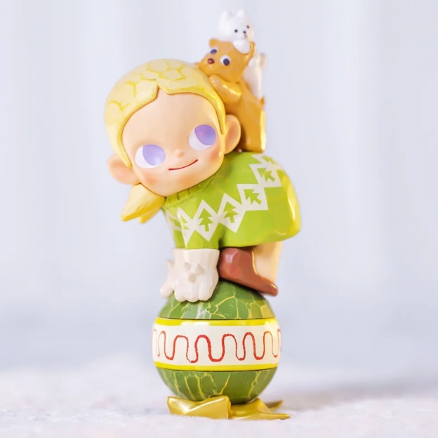 【Genuine】POPMART泡泡玛特Zsiga收礼物的冬天手办盲盒圣诞节 - 图1