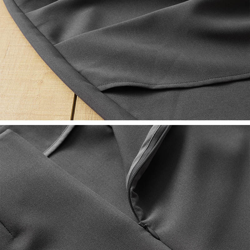 褶皱包臀秋季2020新款高腰半身裙 奕范半身裙