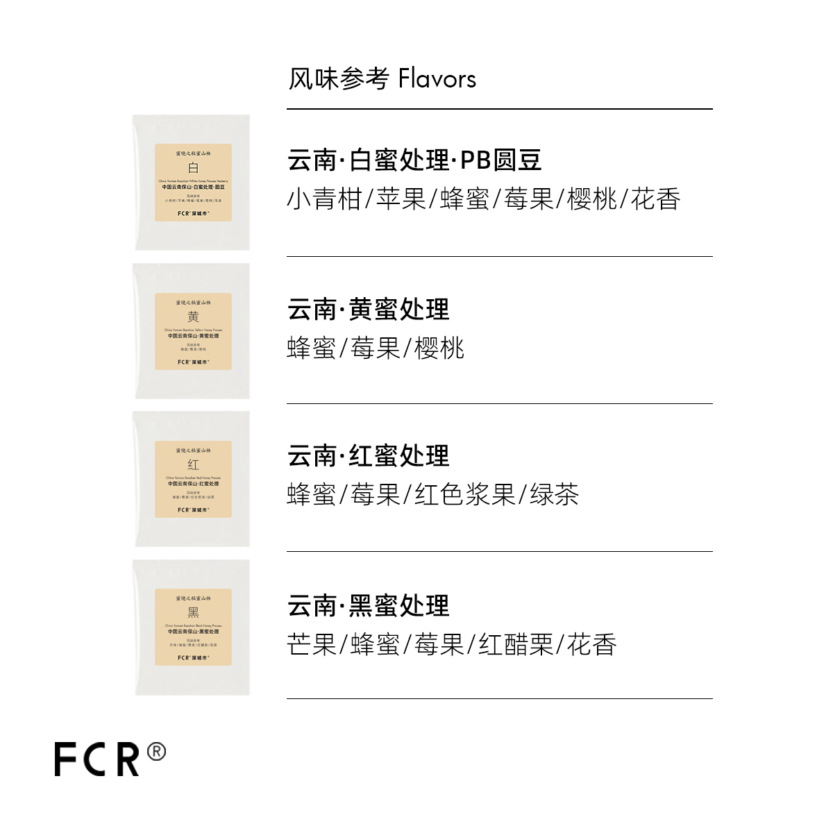 FCR云南蜜处理挂耳咖啡阿拉比卡手冲小粒圆豆纯黑可现磨粉10杯 - 图0