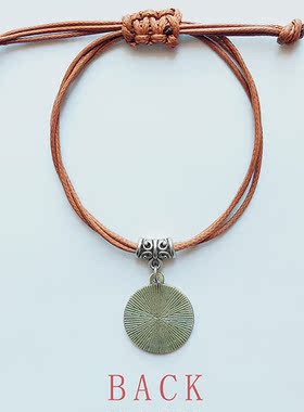 情侣原创设计风礼品手链来图定制