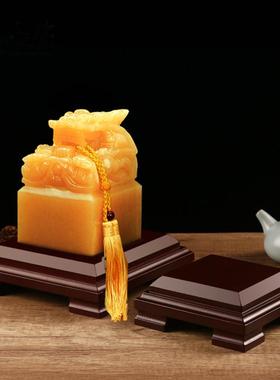 木底座正方形树脂五金工艺品摆件木托花瓶陶瓷奇石玉石木质底板木