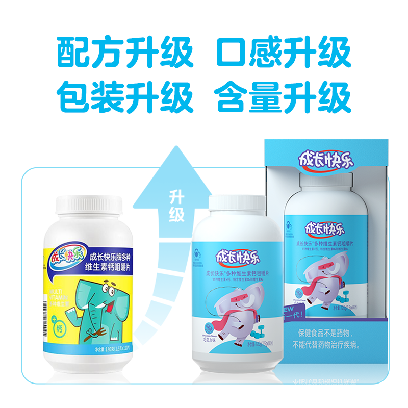 正品养生堂成长快乐儿童多种锌维钙 君倍康保健食品钙铁锌/钙镁