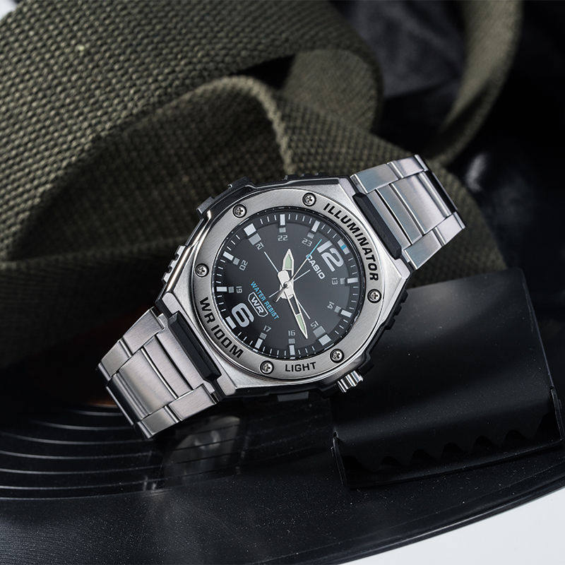 casio男学生运动夜光石英防水表 百川通成手表日韩腕表