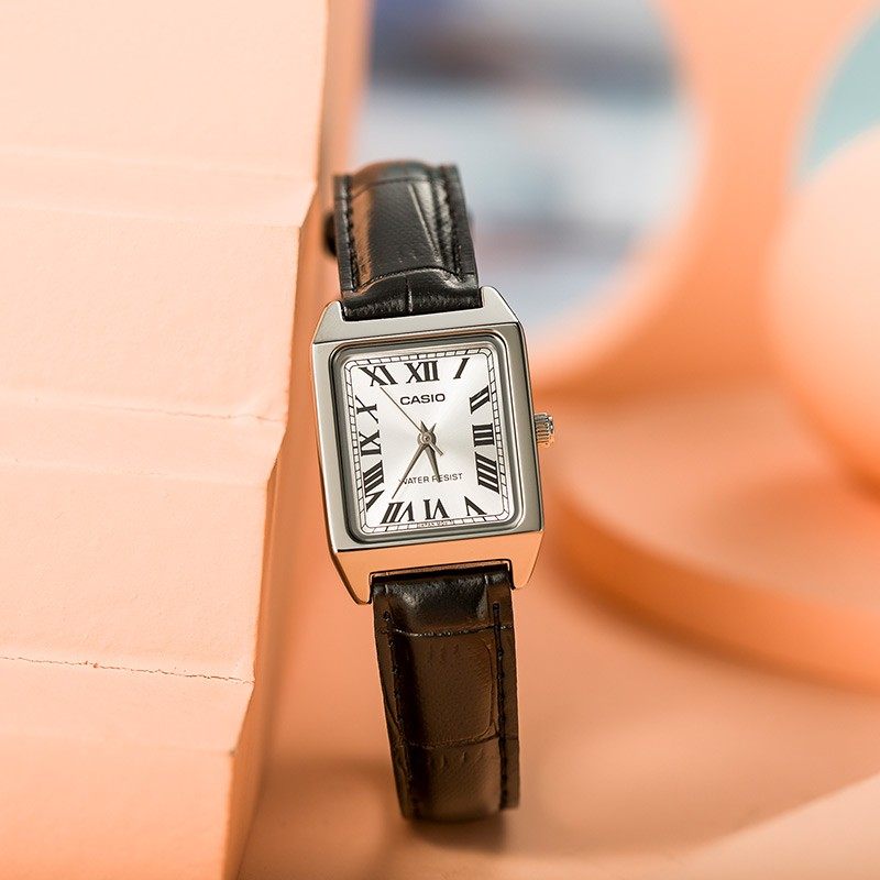 casio手表学生皮带休闲女女小方块 百川通成手表日韩腕表