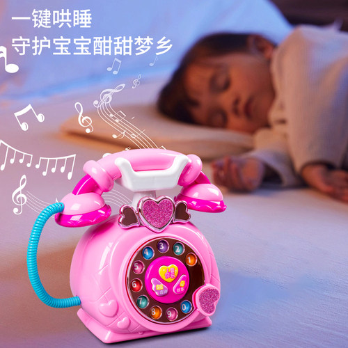 儿童早教仿真电话机玩具座机宝宝音乐手机5益智3一6岁小女孩男孩3 - 图3