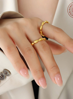 Marka法式风格简约几何椭圆拼接