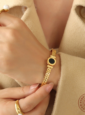 欧美ins罗马数字圆环镶嵌亚克力