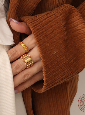 欧美marka冷淡风不掉色小众设计i