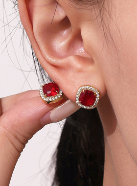 摩天轮不锈钢5A锆石项链戒指耳环