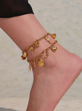 摩天轮太阳女神月亮爱心多配件DI