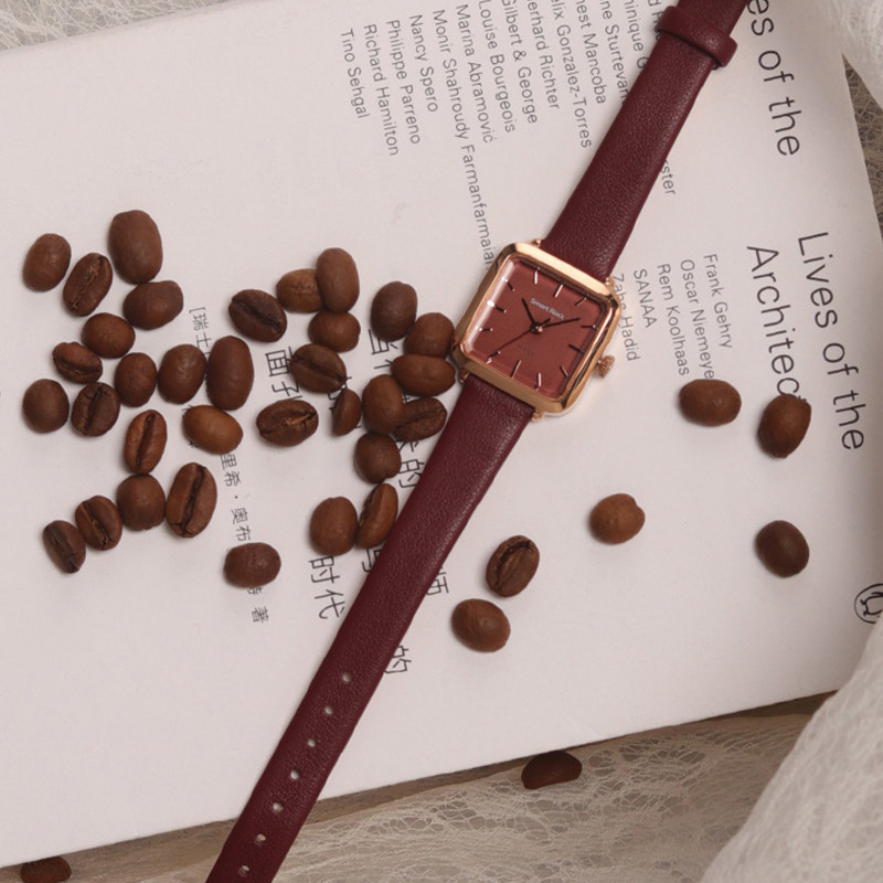 smart rock女士sr酒心小方糖石英表 smartrock国产腕表