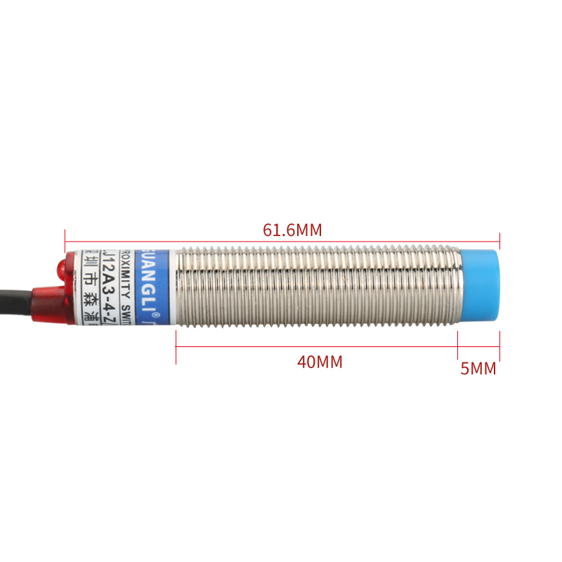 广励LJ12A3 4 Z BX接近开关12V 24V传感器感应器 直流三线NPN常开 - 图1