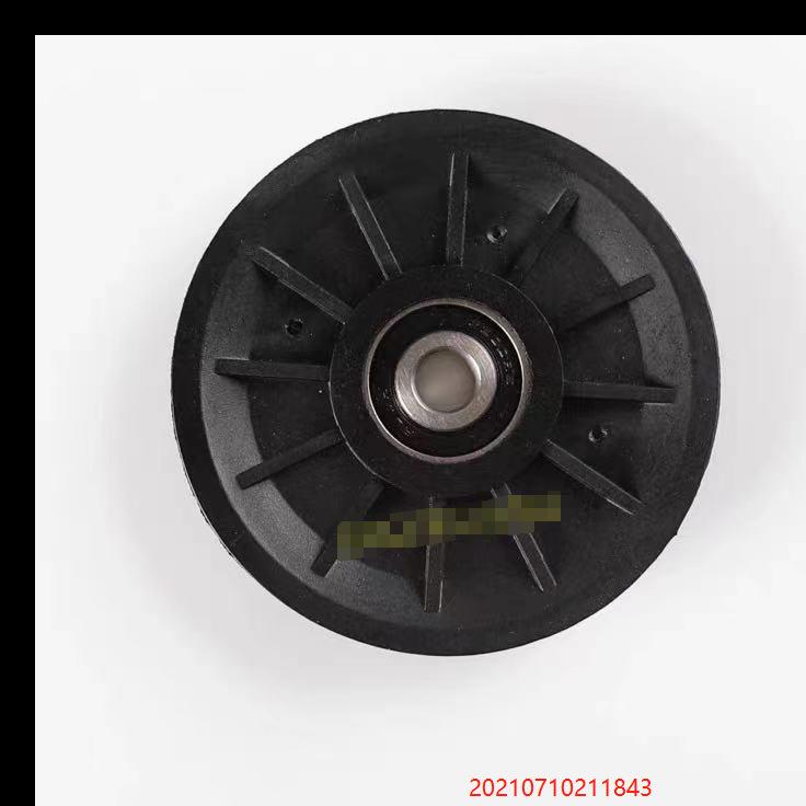 Suitable for Yongda elevator hall door wire rope pulley car door wire rope pulley diameter 90mm thick 11MM shaft 6200Z