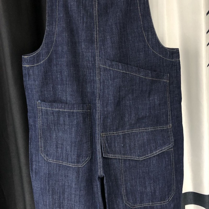 深蓝牛仔夏季2022新款韩版连体裤 玫希凡牛仔裤