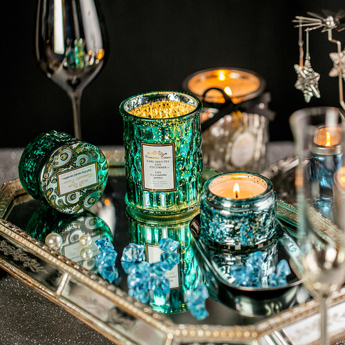 香薰伴手礼蜡烛香氛助眠调情熏香走马灯生日旋转烛台礼盒礼物套装 - 图0