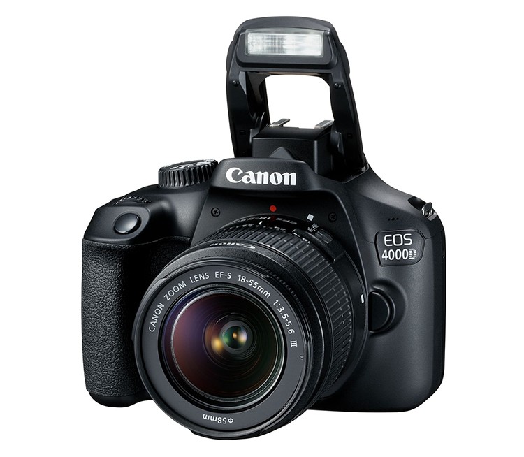 佳能EOS 4000D 单反相机APS画幅入门级高清数码照相机18-55mm套机