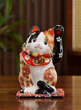 日式招财猫开业礼品装饰摆件店铺生意兴隆家具客厅摆件生日礼物
