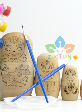 儿童礼物暖场活动手绘带线条diy