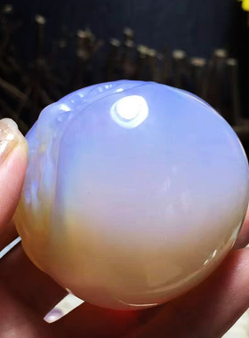 少女心原石达摩不倒翁diy手把件