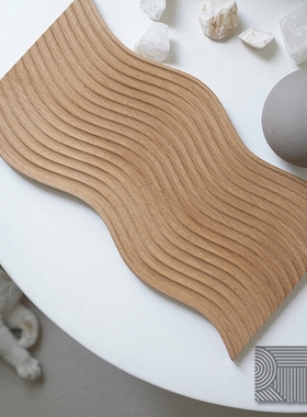 实木几何水果厨房摆件