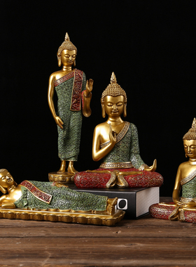 豆磨家泰国风情佛像车载玄关摆件