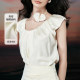 Sugar Power Premium Glossy Smooth Acetate Sleeveless Top for Women