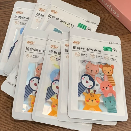 Брендовое милое портативное мультяшное средство от комаров для школьников, наклейка от комаров, 216 штук