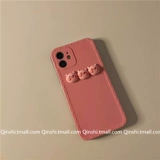 Apple, брендовый розовый трехмерный совместимый iPhone 12, креативный чехол для телефона, милый силиконовый защитный чехол, iphone, 11promax, 8plus, защита при падении