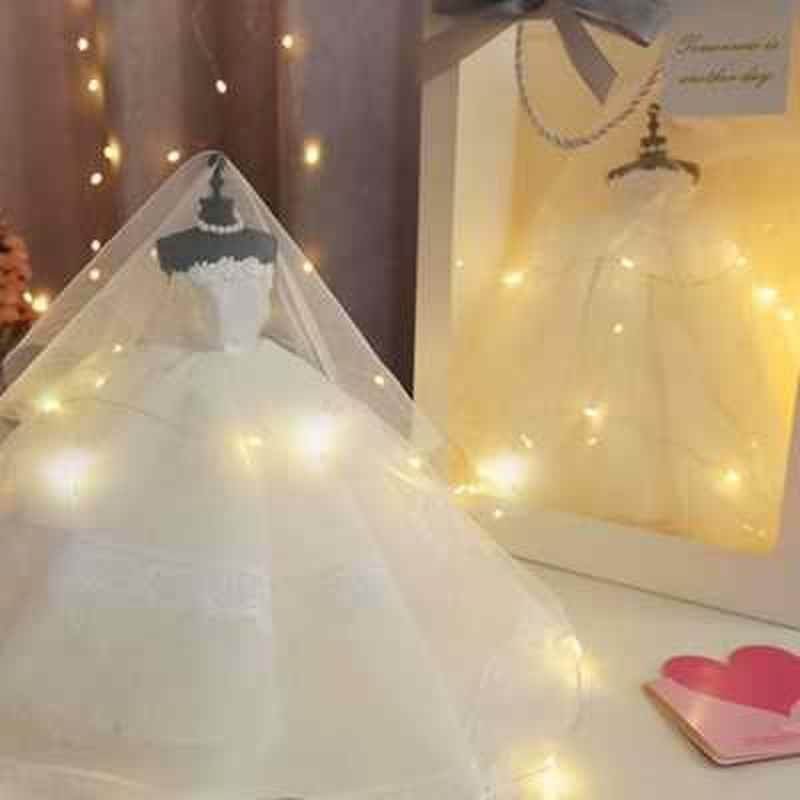 新纱模型礼盒摆件求m婚惊喜盒子女朋友感动哭了的礼物哄开心生日