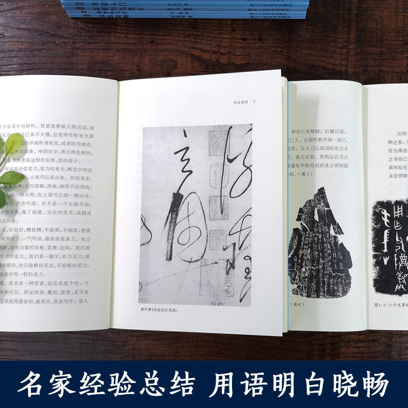 艺文志名家书法经典全套8册 书法入门/笔法探微/书法小史/怎样写毛笔字/书法论略/书法指导/如何练习书法 梁启超马衡等著书法教程