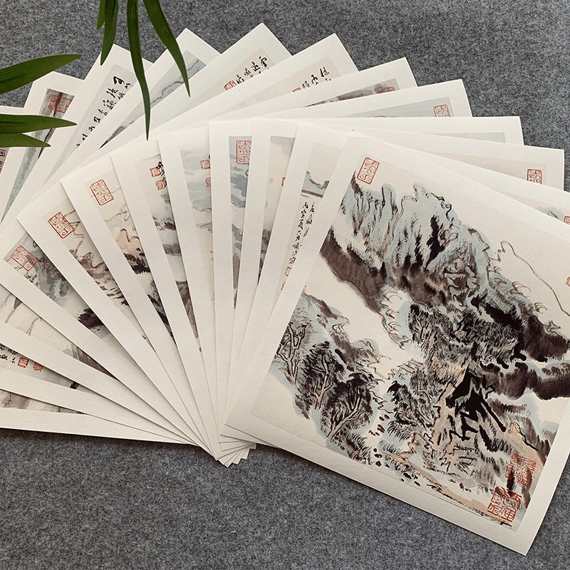 近代陆俨少蒙象册页 历代名家册页精选鉴赏临摹画册课徒画稿传统中国画山水图水墨画绘画教学示范作品集装饰画 经典册页名品复制,淘宝优惠券,粉丝福利购,淘宝优惠卷