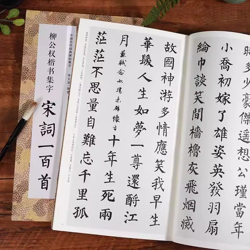 柳公权楷书集字唐诗宋词一百首古文名篇春联120副 玄秘塔碑神策军碑柳体楷书原碑帖集字创作对联古诗词作品毛笔书法入门临摹练字帖,淘宝优惠券,粉丝福利购,淘宝优惠卷