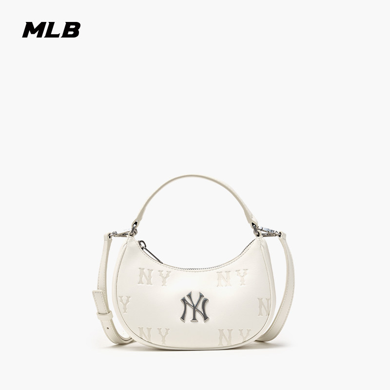 MLB官方 男女时尚百搭印刻迷你老花斜挎包26春季新款CRMM1/BQM01,淘宝优惠券,粉丝福利购,淘宝优惠卷