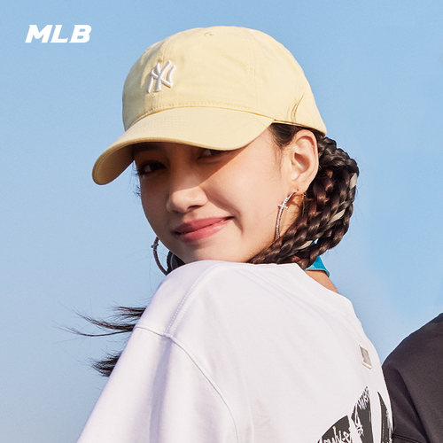 MLB官方 KARINA同款男女时尚百搭软顶棒球帽遮阳帽户外夏季CP77 - 图3