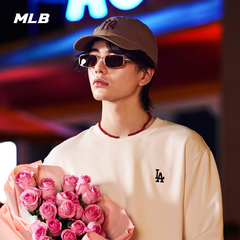 MLB官方 男女同款休闲运动韩系软顶棒球帽百搭鸭舌帽秋冬CP66