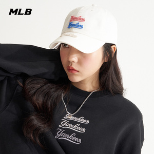 MLB官方 男女帽子潮流时尚情侣休闲软顶棒球帽运动遮阳CPLA