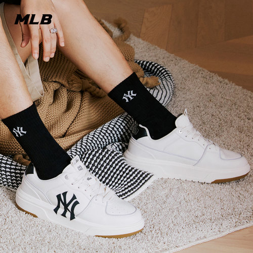 MLB官方男女情侣韩系厚底休闲鞋百搭通勤学长鞋明星同款春夏SXCA1 - 图0