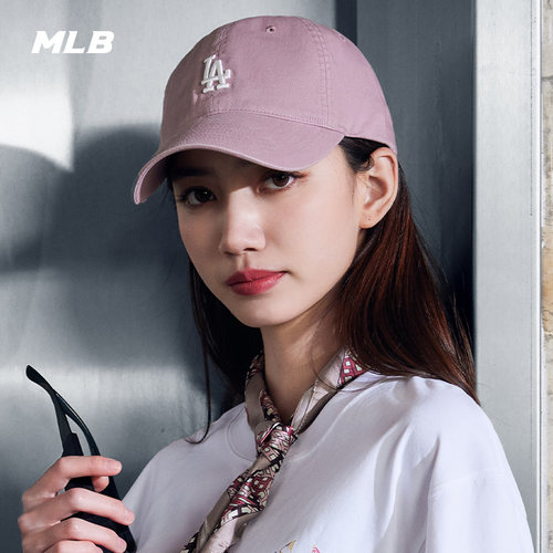 MLB官方 KARINA同款男女时尚百搭软顶棒球帽遮阳帽户外夏季CP77 - 图1