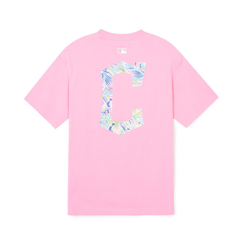 MLB官方 男女情侣圆领T恤宽松印花涂鸦logo短袖TSX05 - 图3