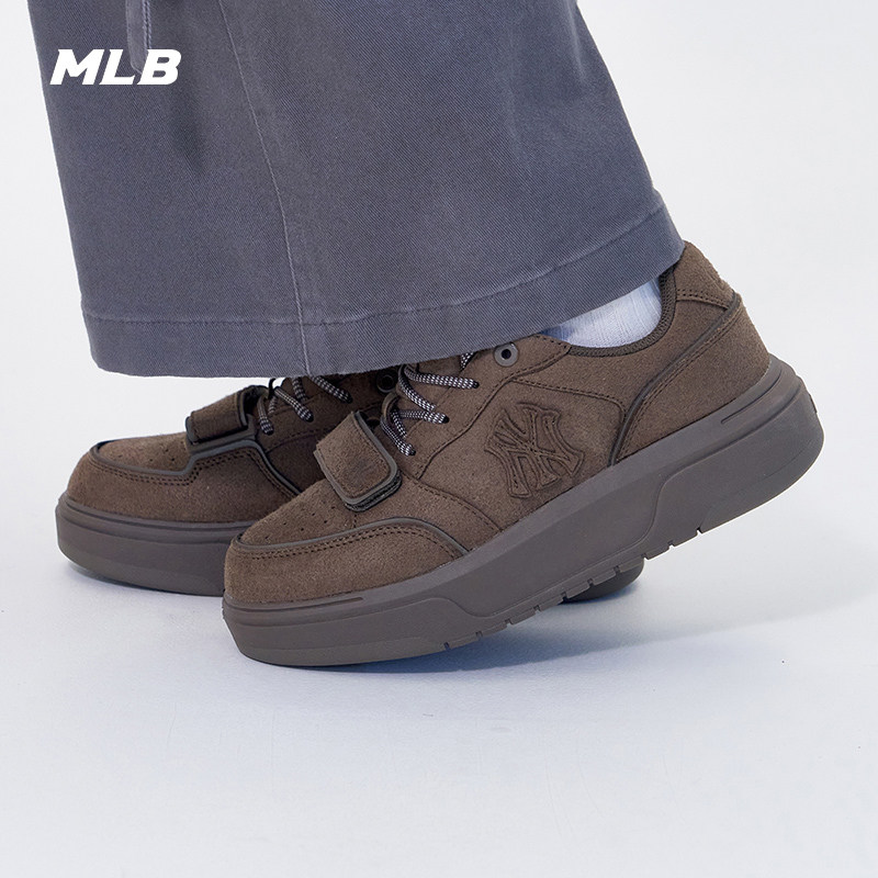 MLB官方男女情侣时尚复古潮流百搭厚底增高学长鞋25秋冬新款SXP01,淘宝优惠券,粉丝福利购,淘宝优惠卷