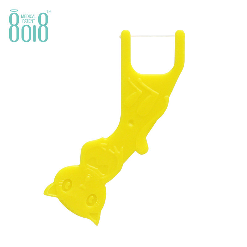 8018食品级材质动物卡通造型牙线棒 8018牙线/牙线棒