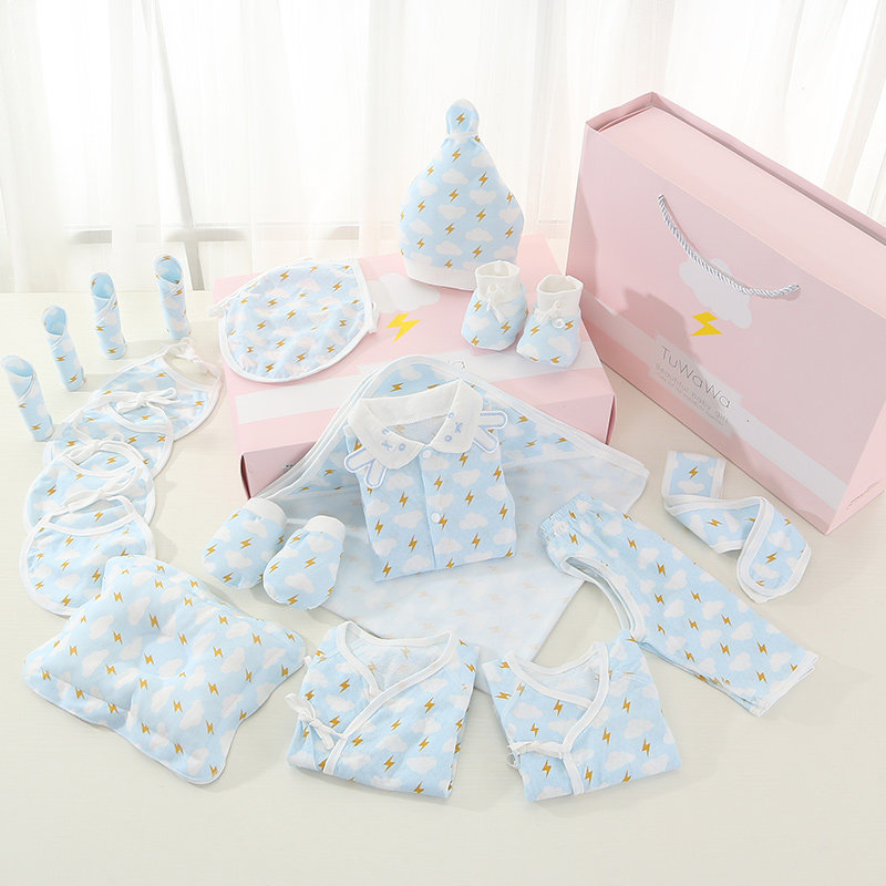 婴儿衣服夏季薄款纯棉 土娃娃婴儿礼盒