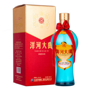 官方正品 洋河大曲新天蓝42度浓香型白酒纯粮食酒整箱500ML*6瓶装