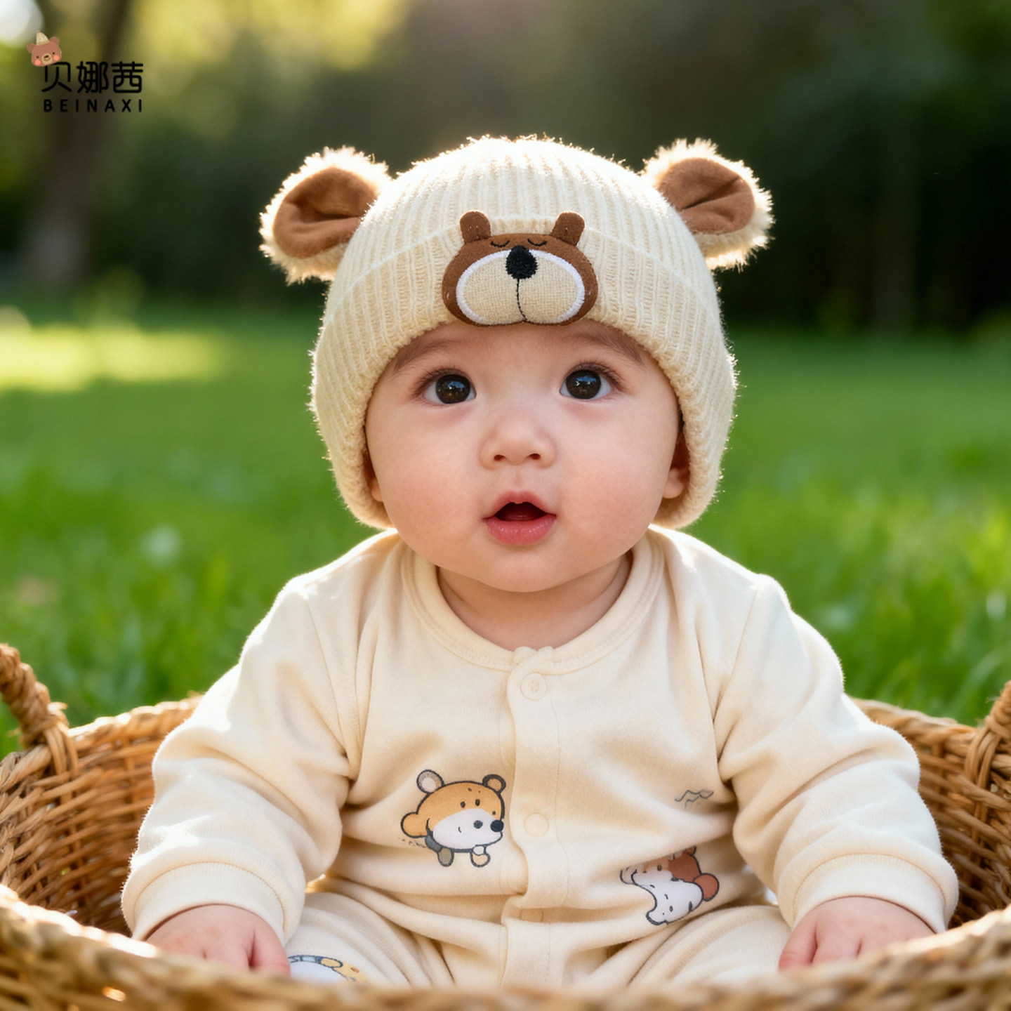 婴儿帽子秋冬季初生宝宝男外出针织帽婴幼儿新生儿冬季保暖毛线帽,淘宝优惠券,粉丝福利购,淘宝优惠卷