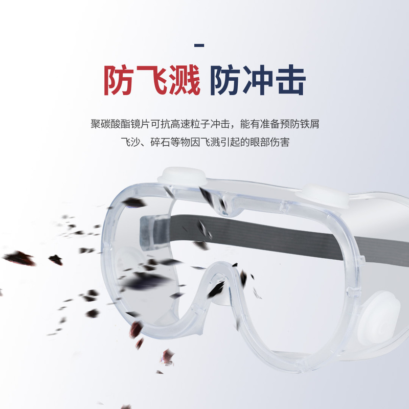 Men's and women's anti fog goggles, labor protection, anti splash, dustproof, polishing protective glasses, goggles, dust, anti wind droplets, cycling