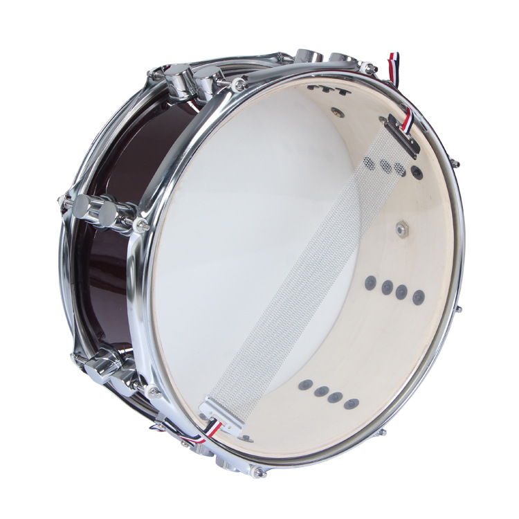 架子鼓14寸军鼓 高品质打击乐器通用 含沙带鼓皮演出练习琴行教学 - 图3