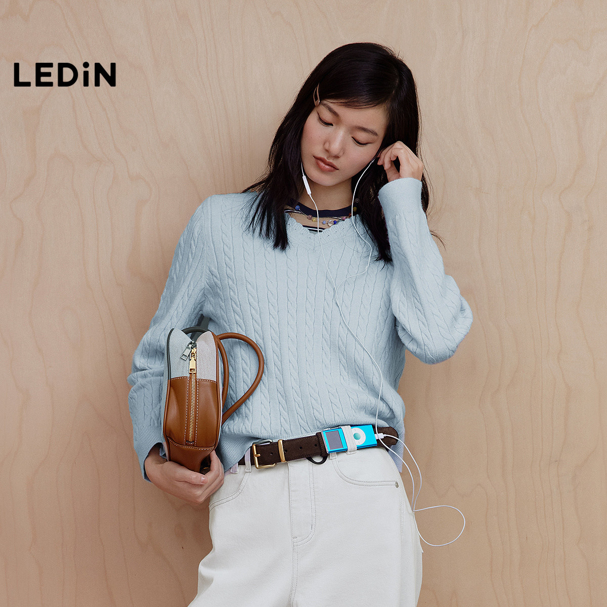 【7-day】乐町绞花宽松毛衣女冬季新款内搭上衣毛针织衫,淘宝优惠券,粉丝福利购,淘宝优惠卷