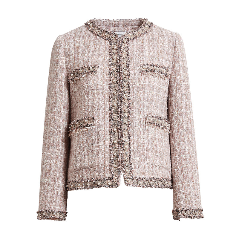 红袖outlets小香风hopeshow短上衣 红袖outlets店短外套